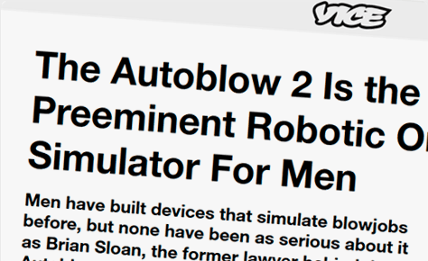 The Autoblow 2 Is The World’s Preeminent Robotic Oral Sex Simulator For Men