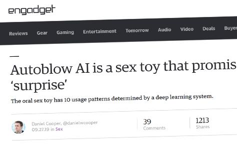 Autoblow AI Is A Sex Toy That Promises ‘Surprise’